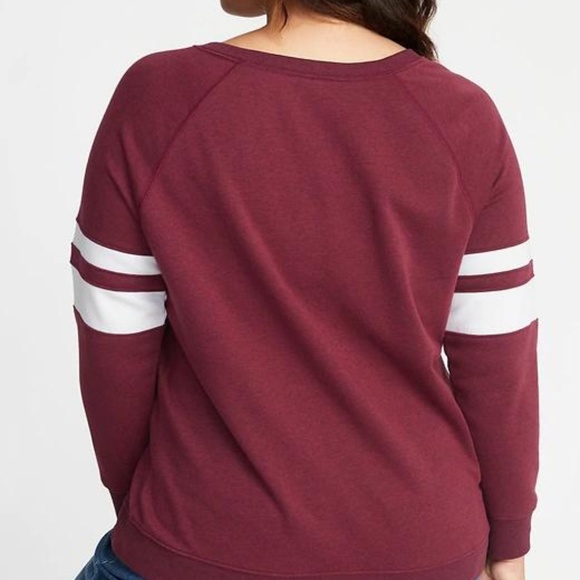 Relaxed Plus-Size Graphic French-Terry Sweatshirt - Picture 2 of 4